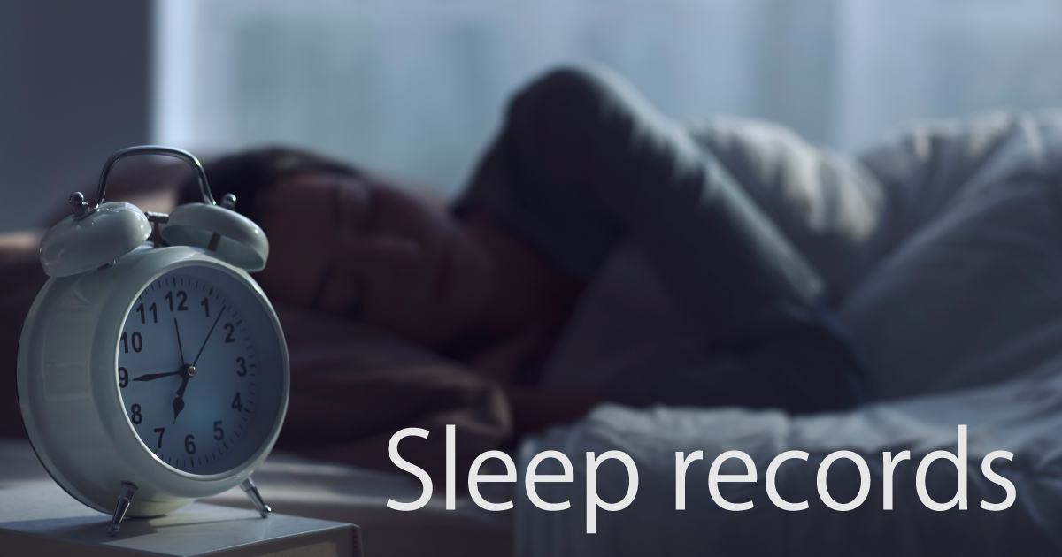 Sleep-records