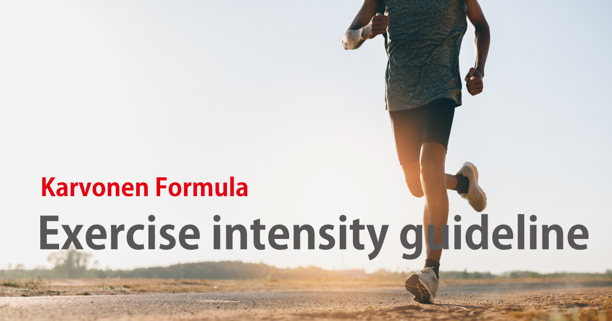 Exercise Intensity Guideline