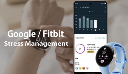 Google / Fitbitのストレスマネジメントスコア！平均値の目安は高いほど良好 編