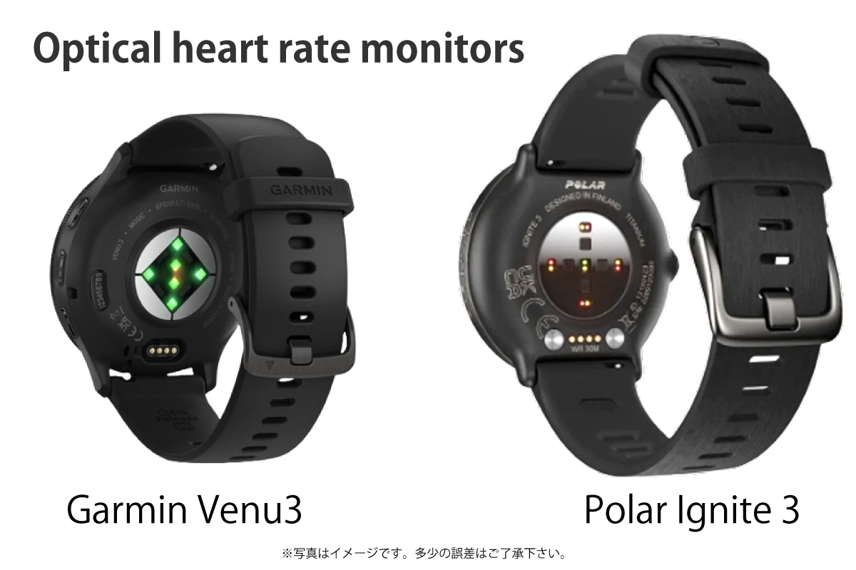 Optical heart rate monitors