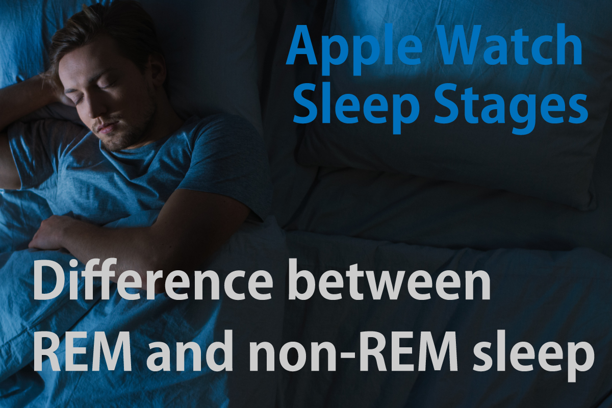 Difference between REM and non-REM sleep