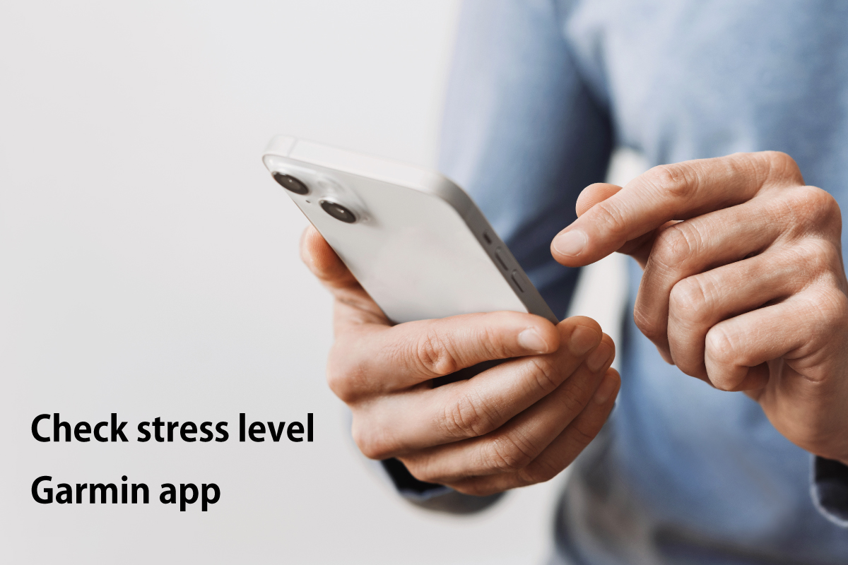 Check stress levels with the Garmin app!