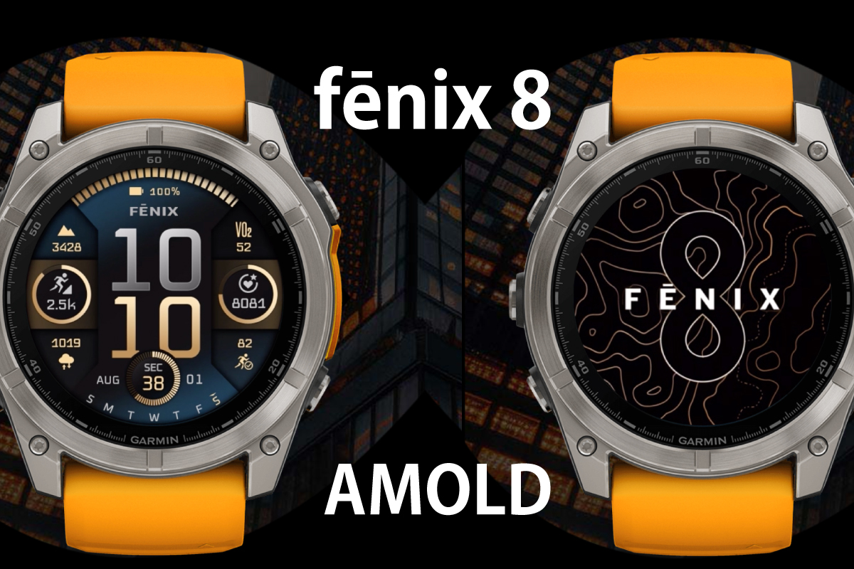 Garmin fēnix 8のAMOLED（ディスプレイ画面）イメージ