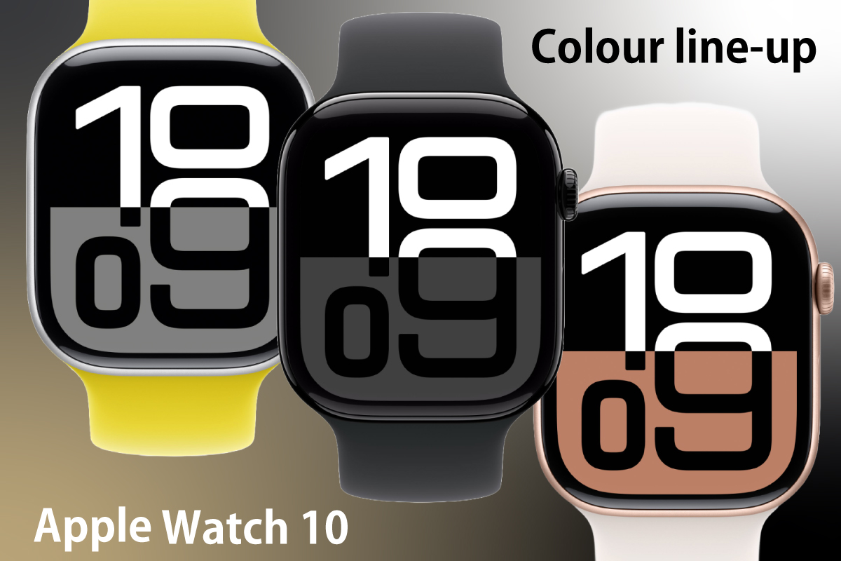 Colour line-up（Apple Watch10）