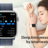 Sleep time measured by smartwatch