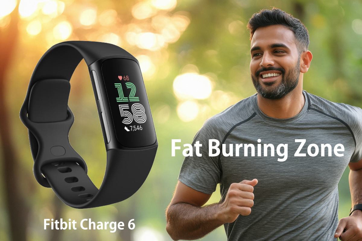 Fitbit Charge 6のFat Burning Zone(イメージ画像)