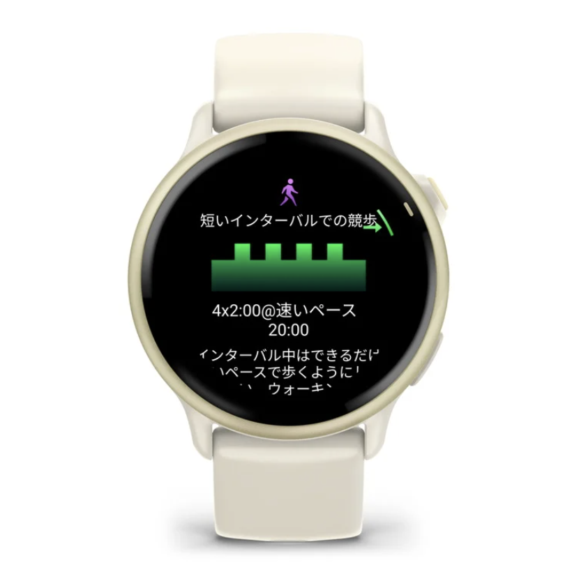 vivoactive 6
おすすめワークアウトの画面例