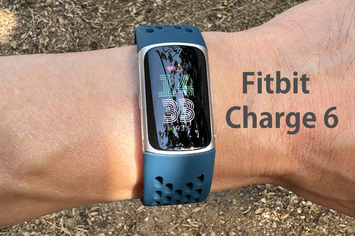 Fitbit Charge6 を装着している写真(本人撮影)