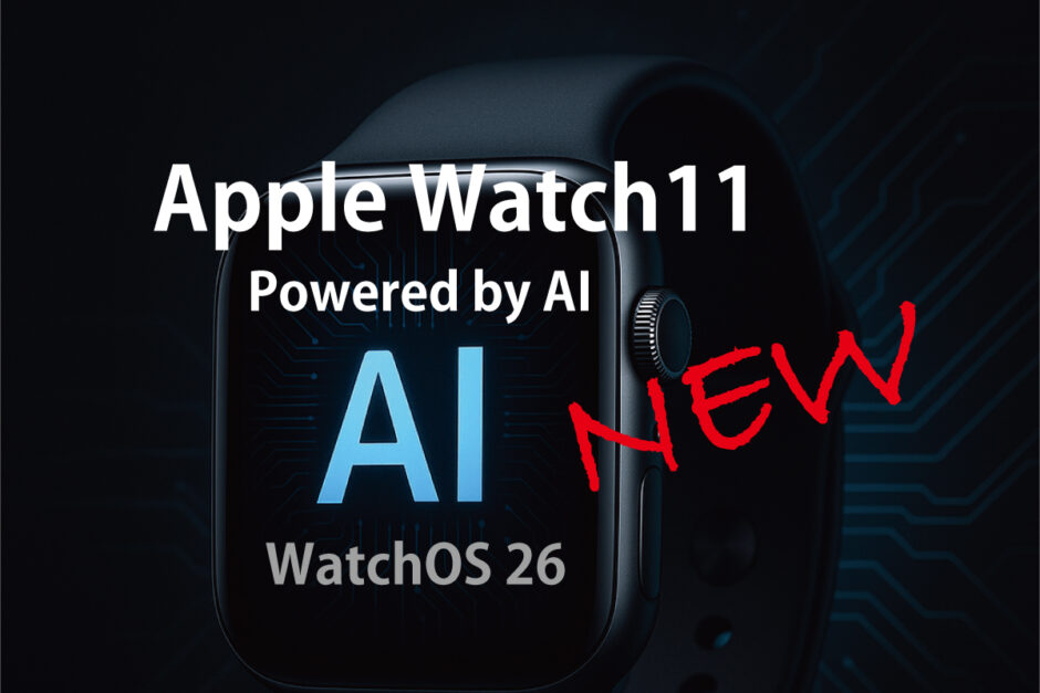 AIを搭載したApple Watch11のイメージ画像